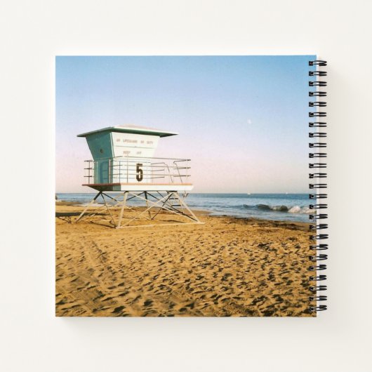 Lifeguard Tower in Santa Cruz Notitieboek (Achterkant)