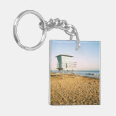 Lifeguard Tower in Santa Cruz Sleutelhanger (Voorkant Links)