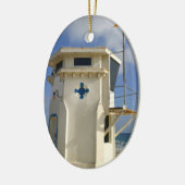 Lifeguard Tower Keramisch Ornament (Links)
