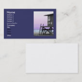 Lifeguard Tower Newport Beach Biz-Kaarten Visitekaartje (Voorkant / Achterkant)