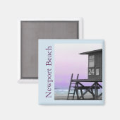 Lifeguard Tower Newport Beach Magneet (Voorkant / Achterkant)