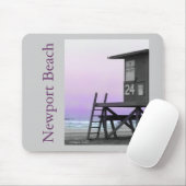 Lifeguard Tower Newport Beach Mousepad Muismat (Met muis)