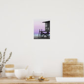 Lifeguard Tower Newport Beach Print (Keuken)