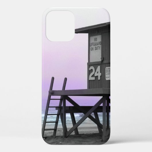 Lifeguard Tower Newport gefinteerd Case-Mate iPhone Case (Achterkant)
