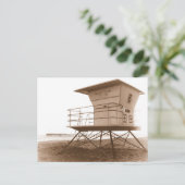 Lifeguard Tower Ventura Briefkaart (Staand voorkant)
