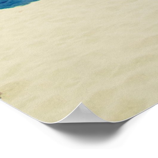 Lifeguard Tower | Zuid-Beach, Miami Poster (Hoek)