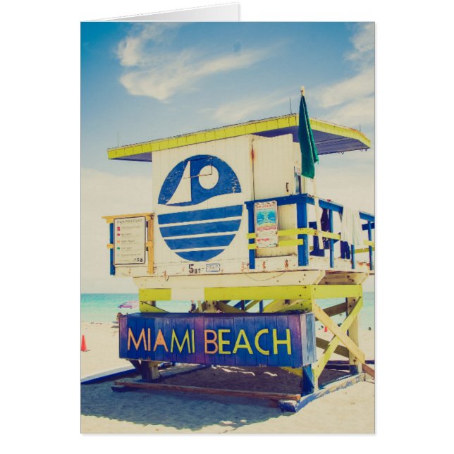 Lifeguard Tower | Zuidstrand, Miami, Fl (Voorkant)