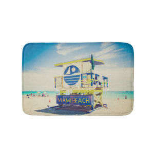 Lifeguard Tower Zuidstrand, Miami, Fl Badmat