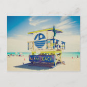 Lifeguard Tower | Zuidstrand, Miami, Fl Briefkaart (Voorkant)