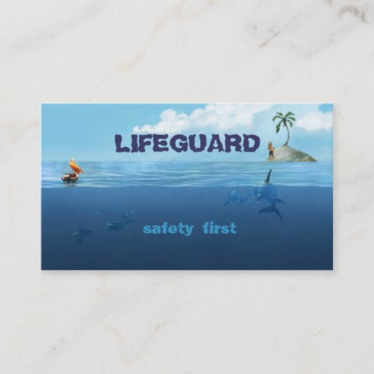 LIFEGUARD VISITEKAARTJE (Voorkant)