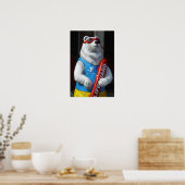 Lifeguard White Beer Poster (Keuken)