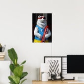 Lifeguard White Beer Poster (Thuiskantoor)