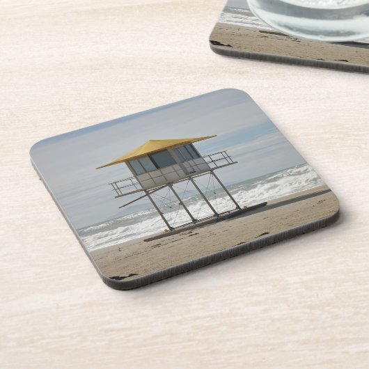 Lifeguards Hut Bier Onderzetter (Linkerzijde)