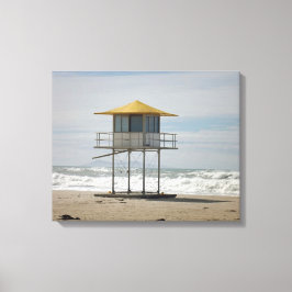 Lifeguards Hut Canvas Afdruk