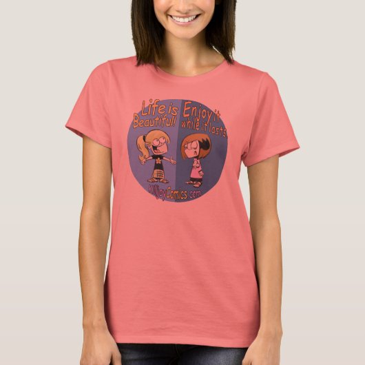 LifeIsBeaufulTee T-shirt (Voorkant)