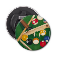 Lifelike Billiards Table met Balls en Chalk