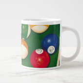 Lifelike Billiards Table met Balls en Chalk Grote Koffiekop (Rechts)