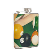 Lifelike Billiards Table met Balls en Chalk Heupfles (Rechts)