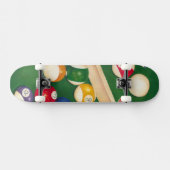Lifelike Billiards Table met Balls en Chalk Persoonlijk Skateboard (Horizontaal)
