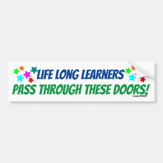 Lifelong Leerlingen Pas ... Bus Signage Sticker (Voorkant)