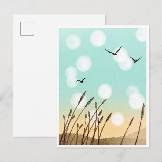 Life's a beach briefkaart (Voorkant / Achterkant)