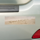 Life's a beach bumpersticker (Op auto)