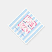 Life's a Beach Summer Blue Birthday Party  Servet (Hoek)