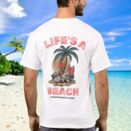 Life's A Beach van Salty AF T-shirt
