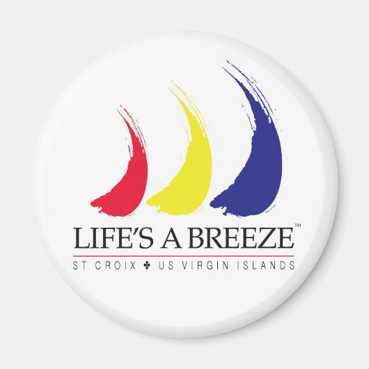 Life's a Breeze™_Paint-The-Wind St. Croix Magneet (Voorkant)