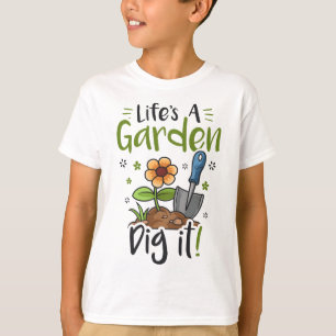 Life's A Garden Dig it Tuinieren voor Vrouwen Lich T-shirt