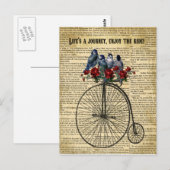 Life's a Journey Geniet van het briefkaart (Voorkant / Achterkant)