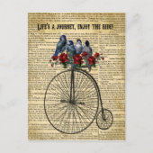 Life's a Journey Geniet van het briefkaart (Voorkant)