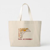 Life's a Journey, Pack Dienovereenkomstig - Reizen Grote Tote Bag (Achterkant)