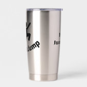 Life's a jump geïsoleerde drinkbeker (Links)