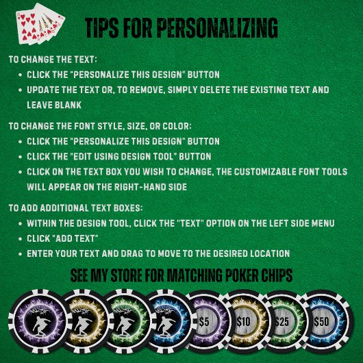 Life's a Session Blue Fire Skater Speelkaarten