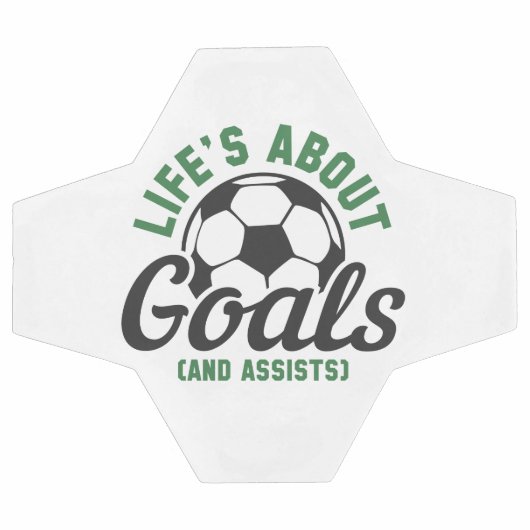 Life's About Goals And Assists Voetbal (Enkel)