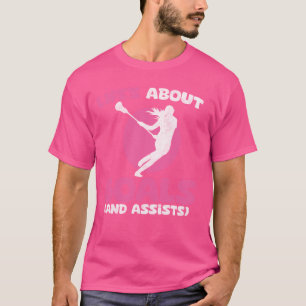 Life's About Goals Lacrosse Speler Jeugd Vrouwen J T-shirt
