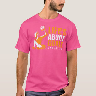 Life's About Goals Waterpolo Voor Jongens Waterpol T-shirt