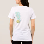Life's Beachy Shell Wervelt Tri-Blend Shirt (Achterkant)
