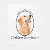 Lifes Better Golden Fleece Blanket (Voorkant)
