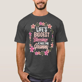 Lifes Biggest Blessings noemen me 'oma Funny Funny T-shirt