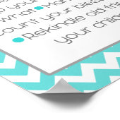 Lifes Little Instructions (aqua) Poster (Hoek)