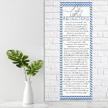 Lifes Little Instructions (marine blue) Poster<br><div class="desc">Een fantastische lijst met nuttige,  inspirerende en bemoedigende kleine "leven"-instructies. Dit poster is geweldig in een slaapkamer,  slaapkamer of voor permanent leesmateriaal in de badkamer.</div>