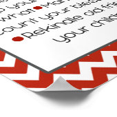 Lifes Little Instructions (rood) Poster (Hoek)