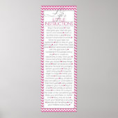 Lifes Little Instructions (roze) Poster (Voorkant)