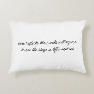 Life's Next Act Accent Pillow Kussen