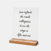 Life's Next Act Acryl Teken Acryl Bord (Hoek)