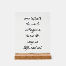 Life's Next Act Acryl Teken