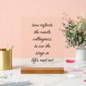 Life's Next Act Acryl Teken Bord (Huwelijk)