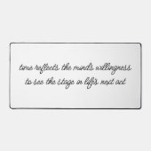 Life's Next Act Desk Mat (Voorkant)